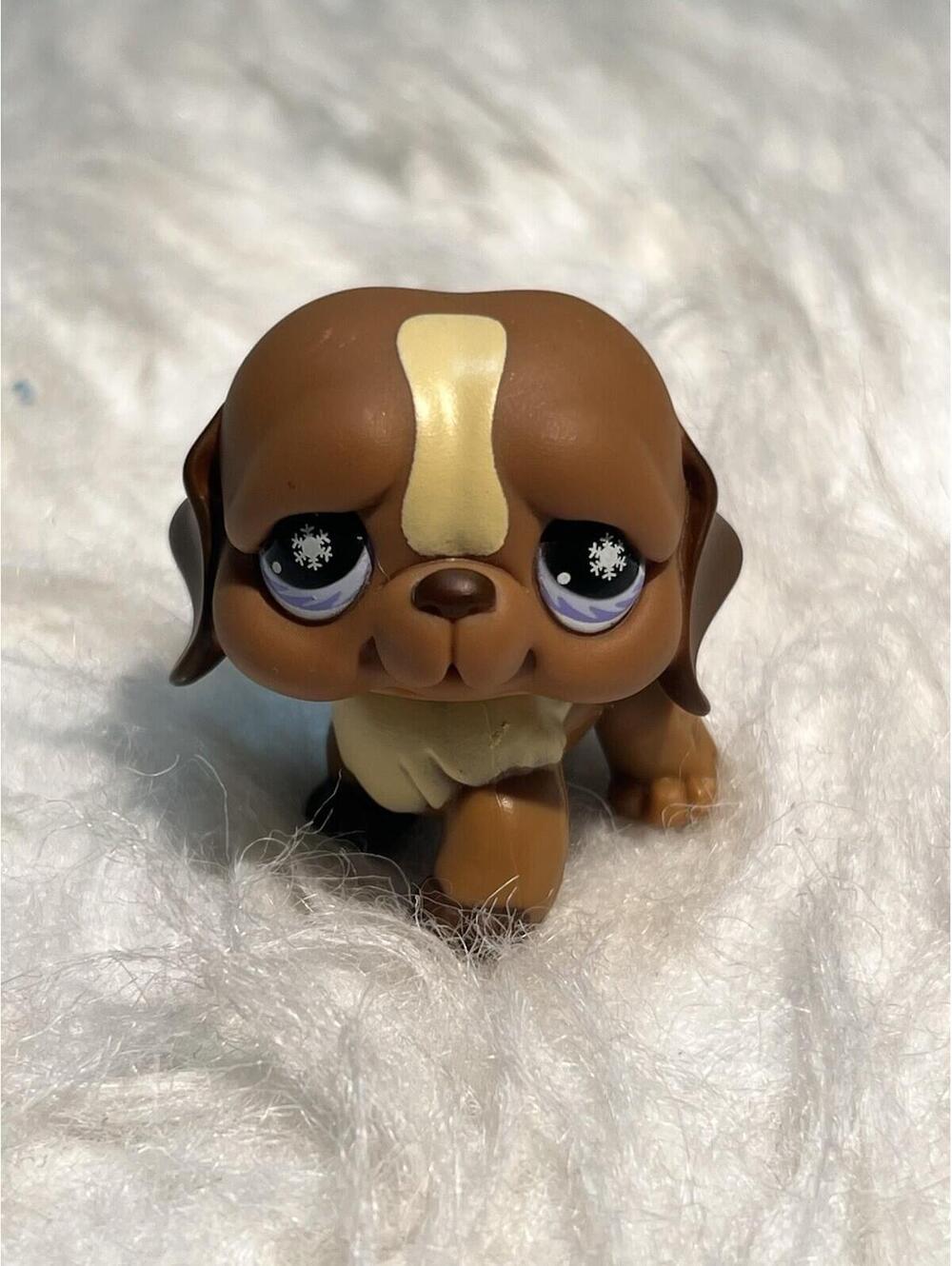 LPS # 688 LITTLEST PETSHOP ORIGINAL AUTHENTIQUE CHIEN DOG SAINT BERNARD HASBRO